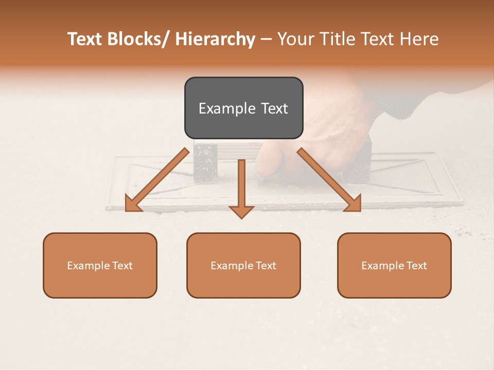 Smoothing Occupation Trowel PowerPoint Template