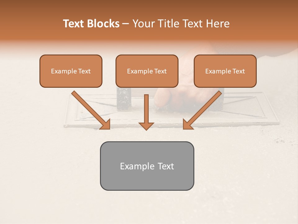 Smoothing Occupation Trowel PowerPoint Template