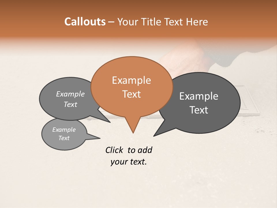 Smoothing Occupation Trowel PowerPoint Template