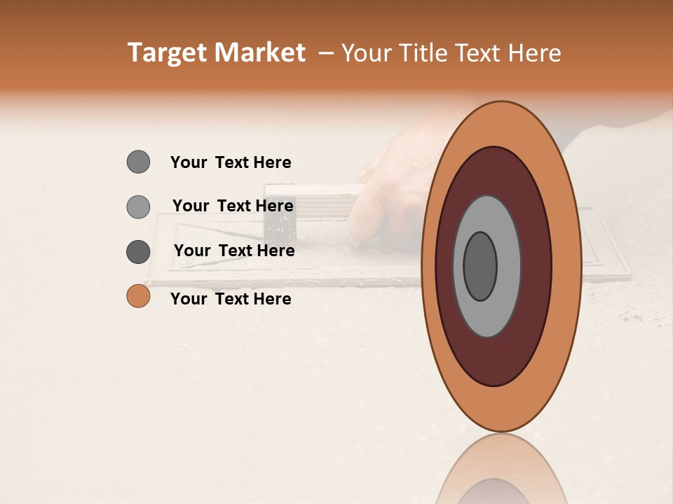 Smoothing Occupation Trowel PowerPoint Template