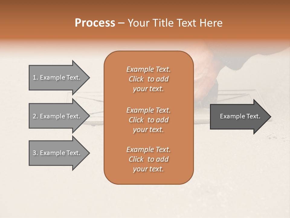 Smoothing Occupation Trowel PowerPoint Template