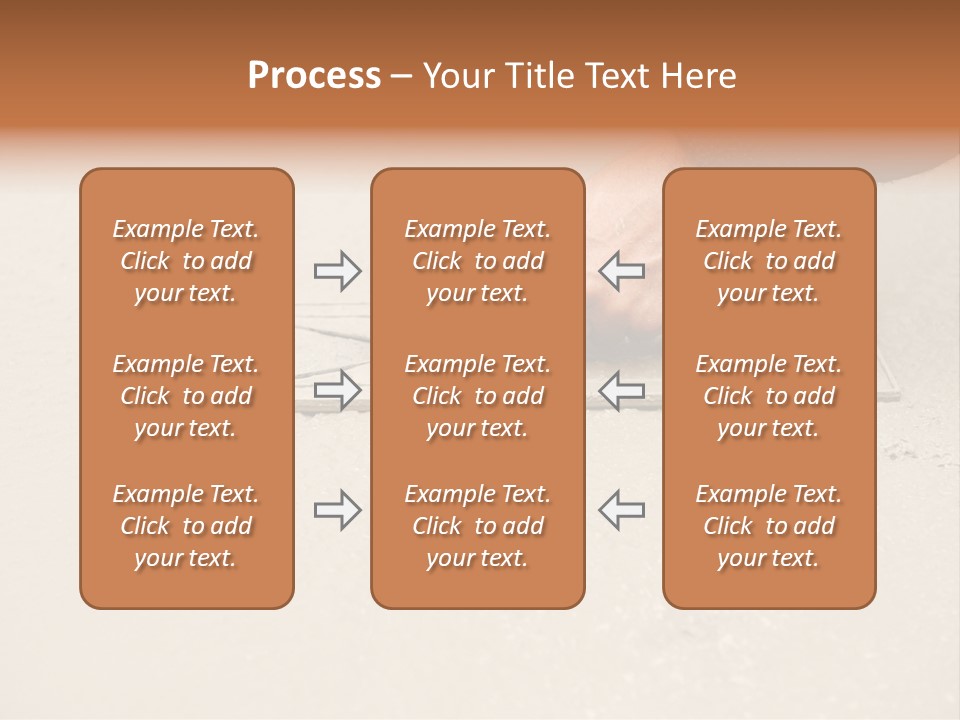 Smoothing Occupation Trowel PowerPoint Template