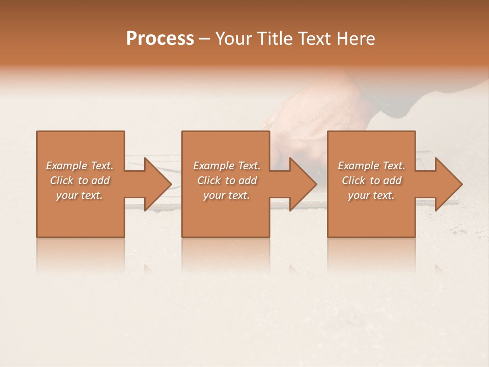 Smoothing Occupation Trowel PowerPoint Template