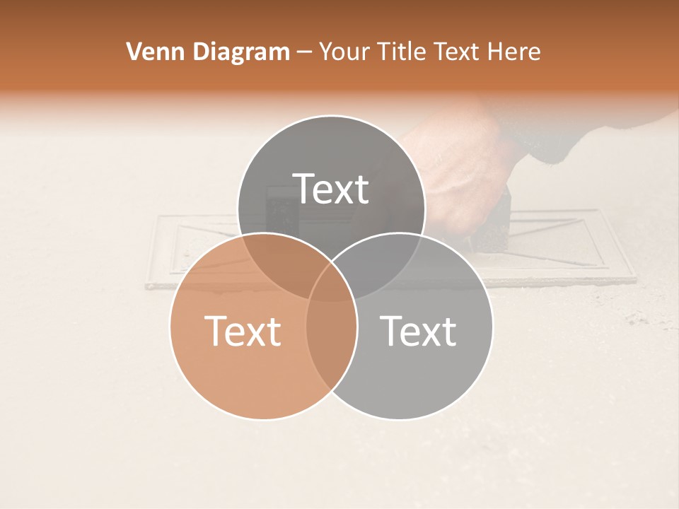 Smoothing Occupation Trowel PowerPoint Template