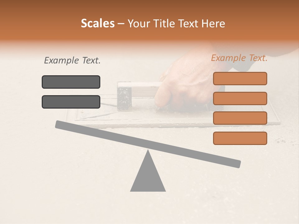 Smoothing Occupation Trowel PowerPoint Template