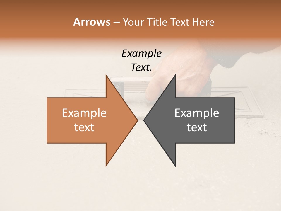 Smoothing Occupation Trowel PowerPoint Template