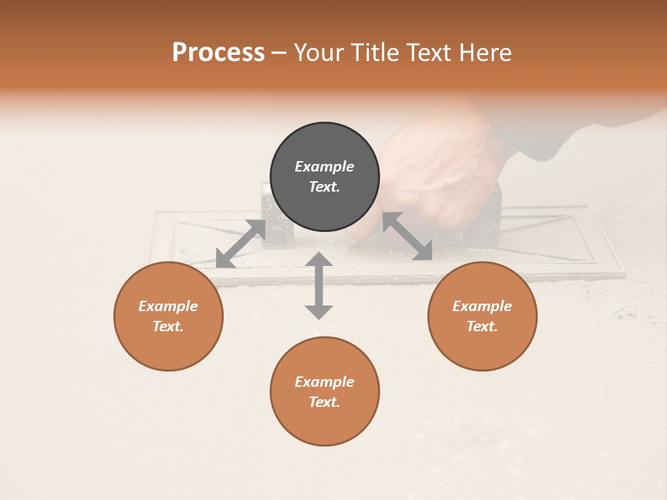 Smoothing Occupation Trowel PowerPoint Template