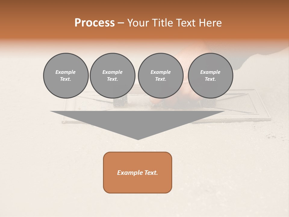 Smoothing Occupation Trowel PowerPoint Template