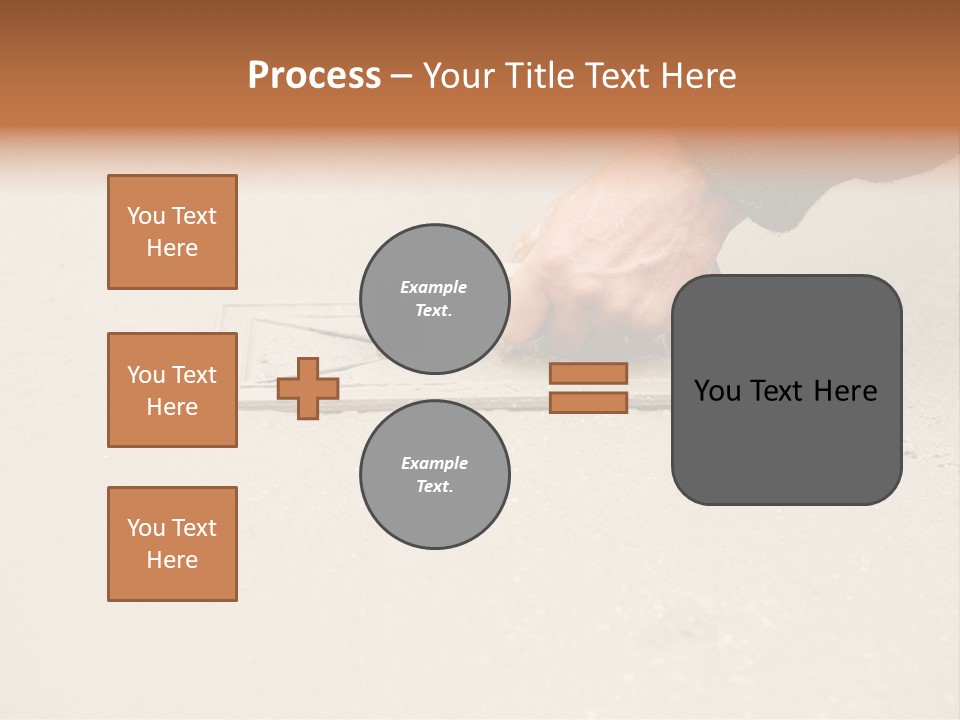 Smoothing Occupation Trowel PowerPoint Template