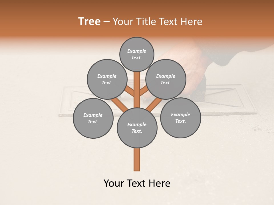 Smoothing Occupation Trowel PowerPoint Template