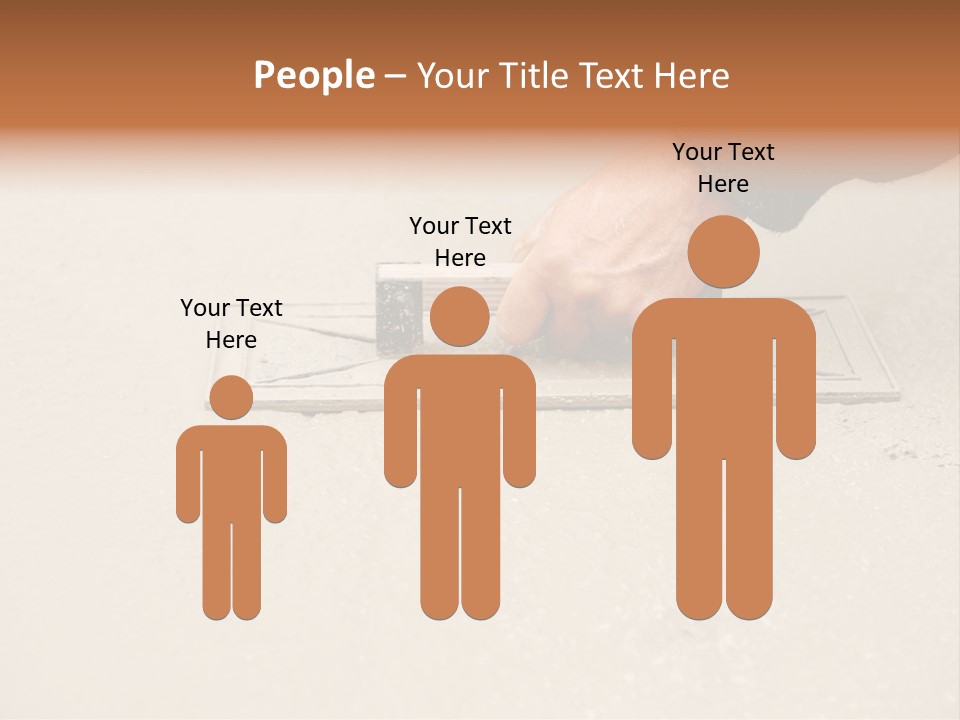Smoothing Occupation Trowel PowerPoint Template