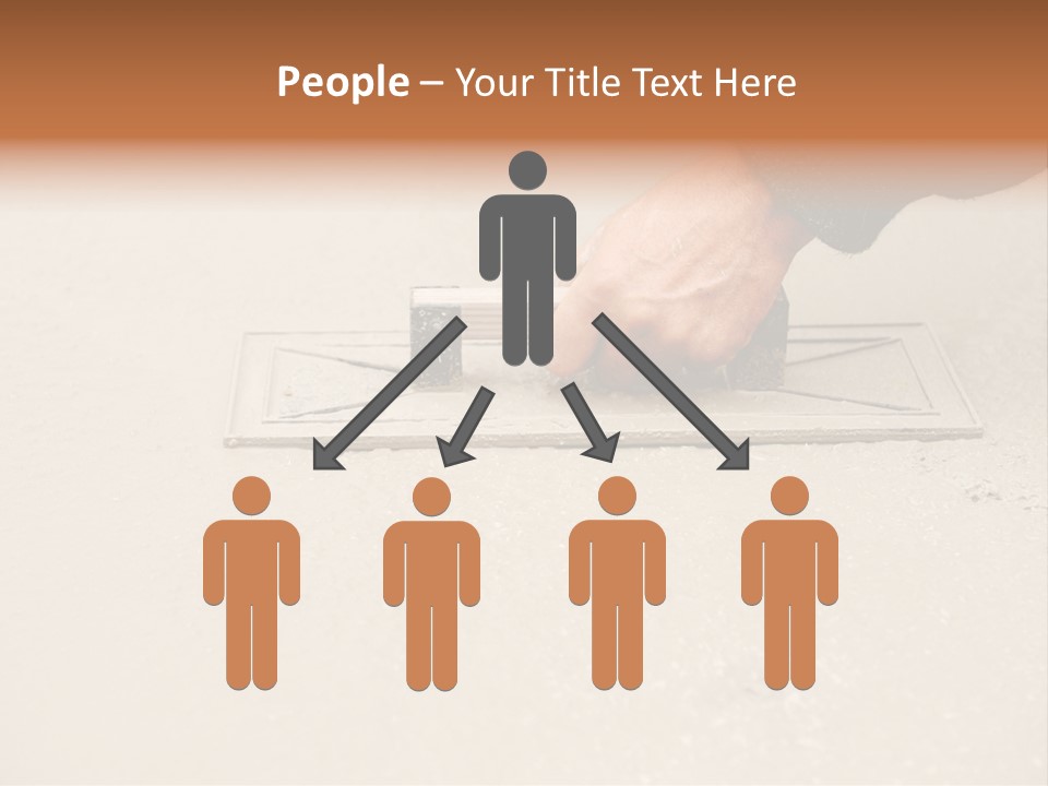 Smoothing Occupation Trowel PowerPoint Template