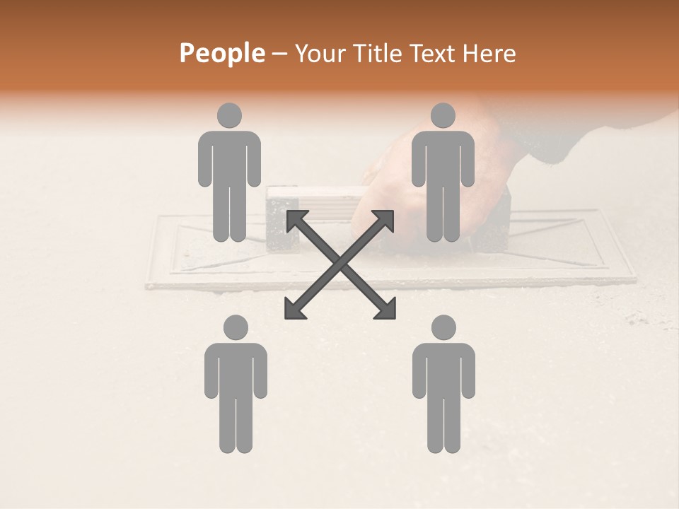 Smoothing Occupation Trowel PowerPoint Template
