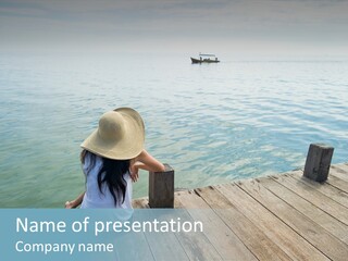 Enjoy Scenic Marina PowerPoint Template