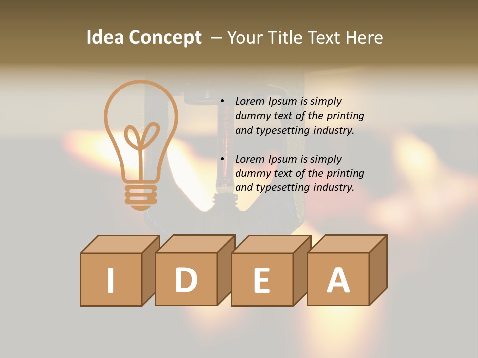 Flame Safety Business PowerPoint Template