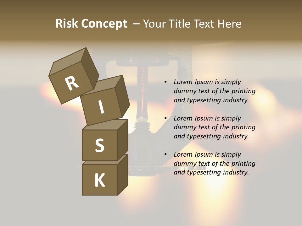 Flame Safety Business PowerPoint Template