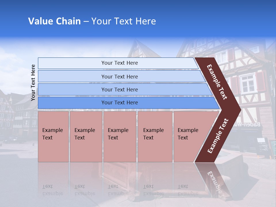 Calw Fountain Germany PowerPoint Template