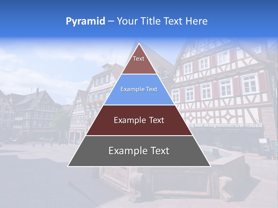 Calw Fountain Germany PowerPoint Template