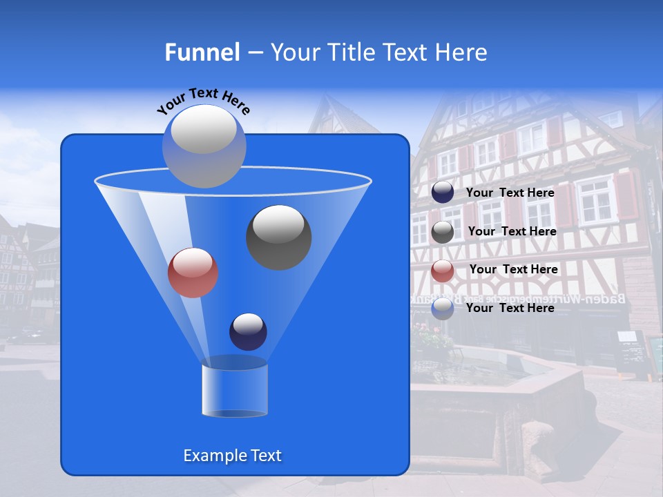 Calw Fountain Germany PowerPoint Template