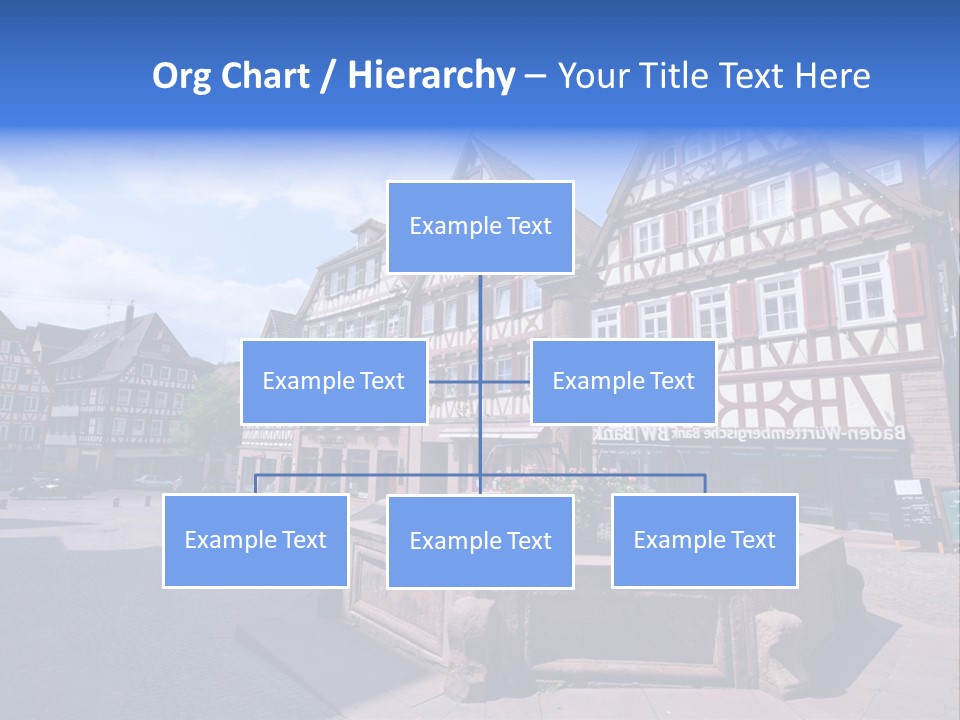 Calw Fountain Germany PowerPoint Template