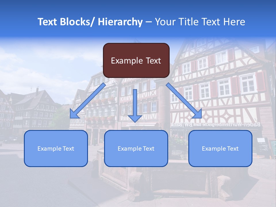 Calw Fountain Germany PowerPoint Template