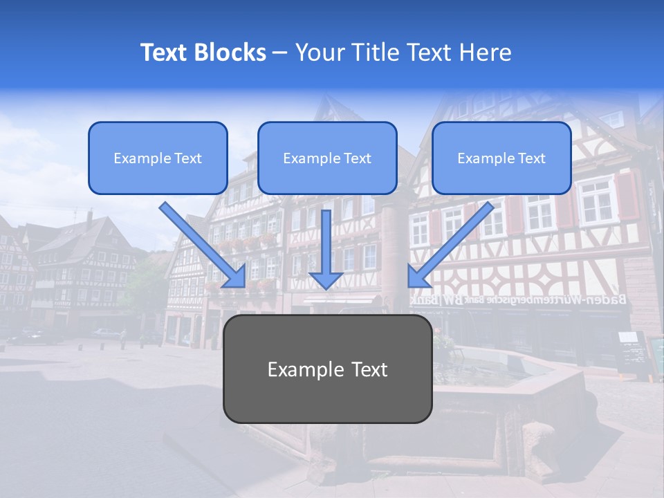 Calw Fountain Germany PowerPoint Template