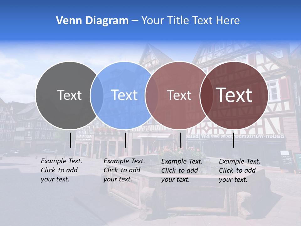 Calw Fountain Germany PowerPoint Template