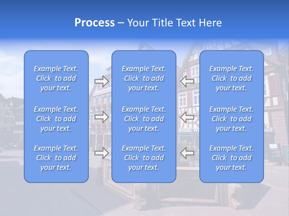 Calw Fountain Germany PowerPoint Template