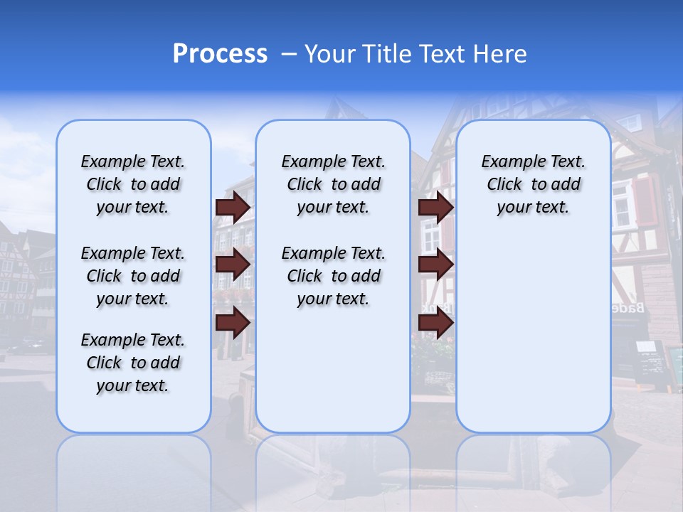 Calw Fountain Germany PowerPoint Template