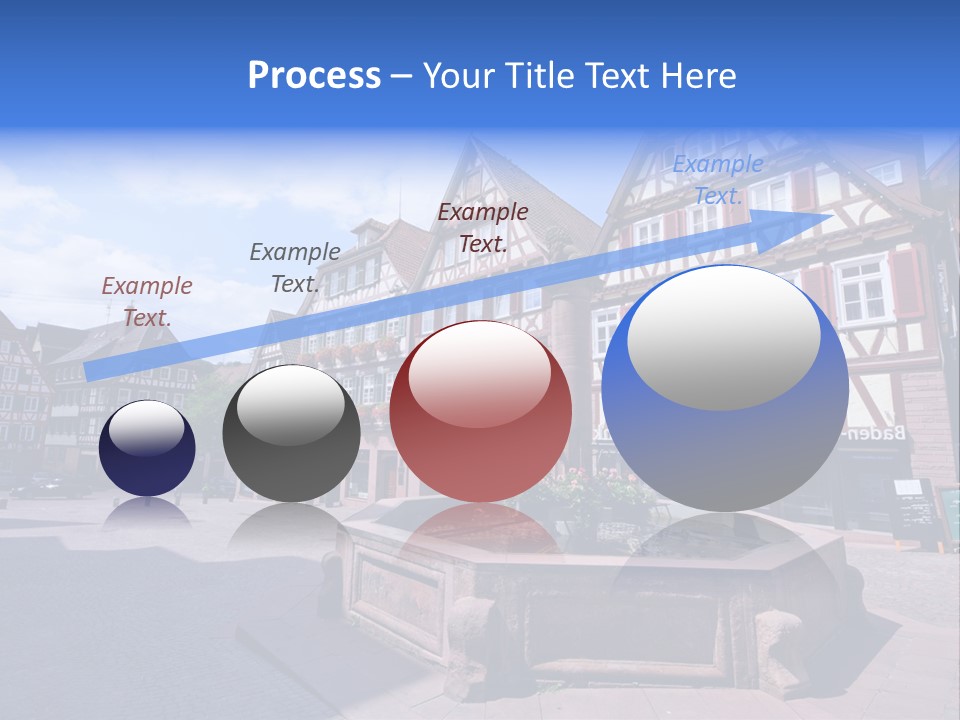 Calw Fountain Germany PowerPoint Template