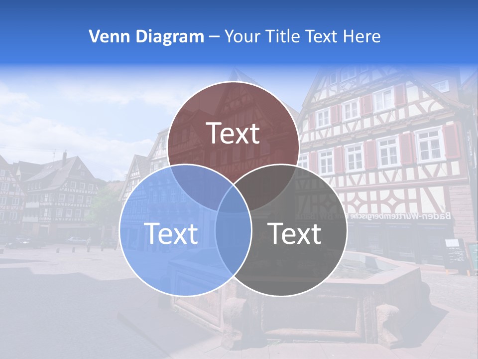 Calw Fountain Germany PowerPoint Template