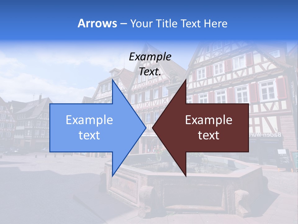 Calw Fountain Germany PowerPoint Template