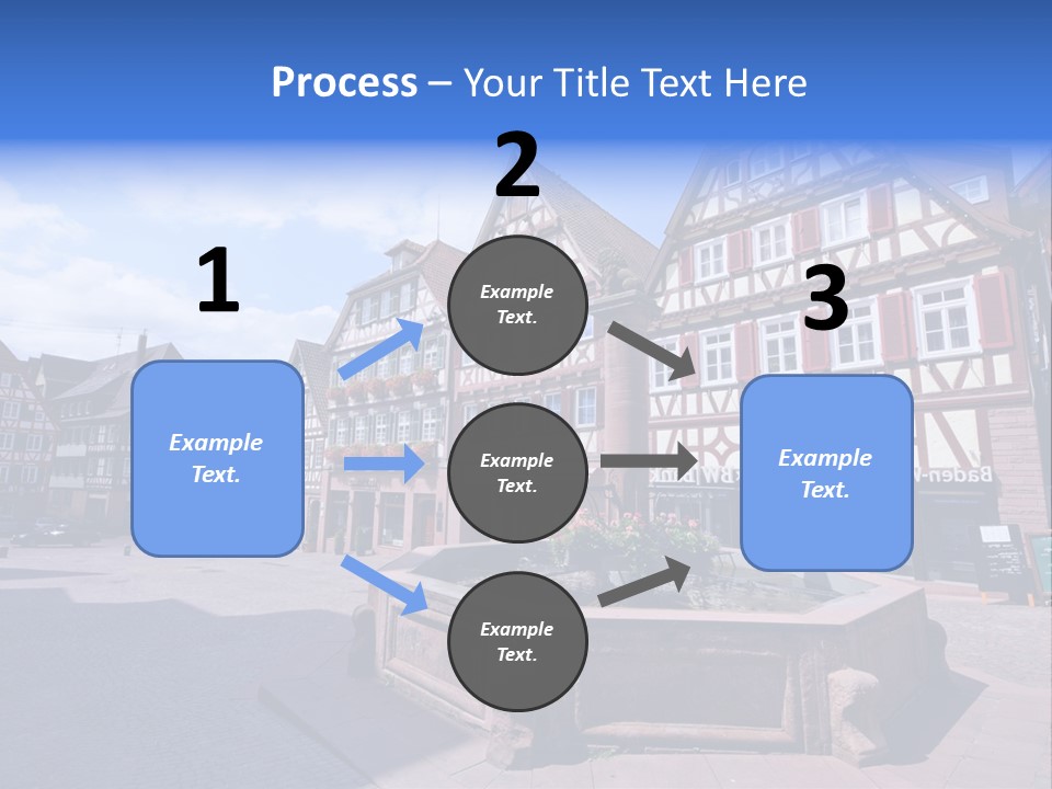 Calw Fountain Germany PowerPoint Template