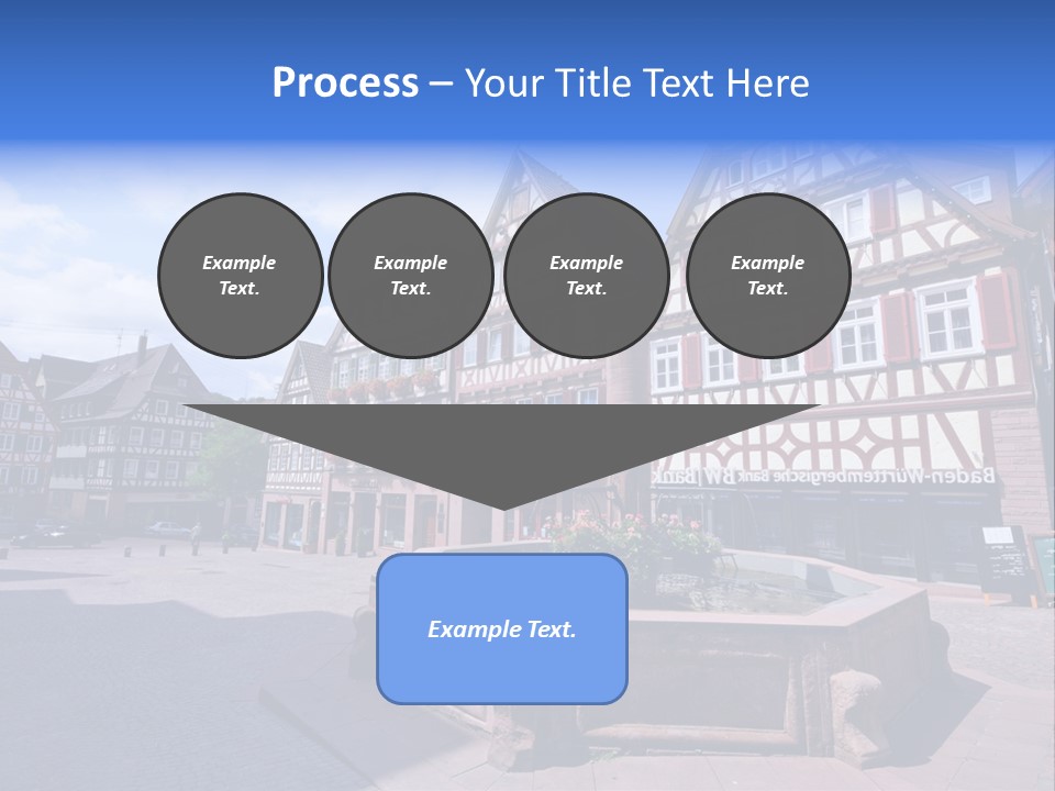 Calw Fountain Germany PowerPoint Template