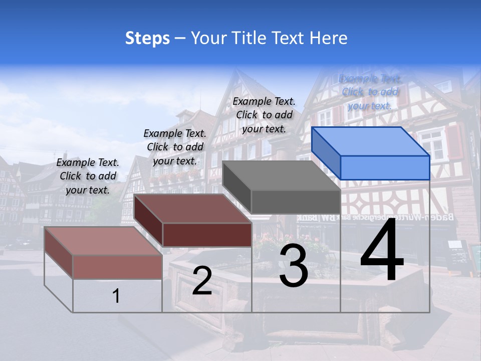 Calw Fountain Germany PowerPoint Template