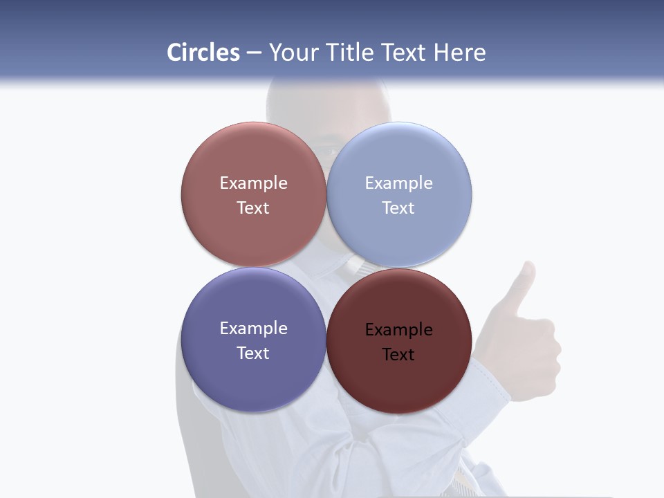 Glasses Net Man PowerPoint Template