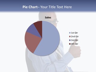 Glasses Net Man PowerPoint Template