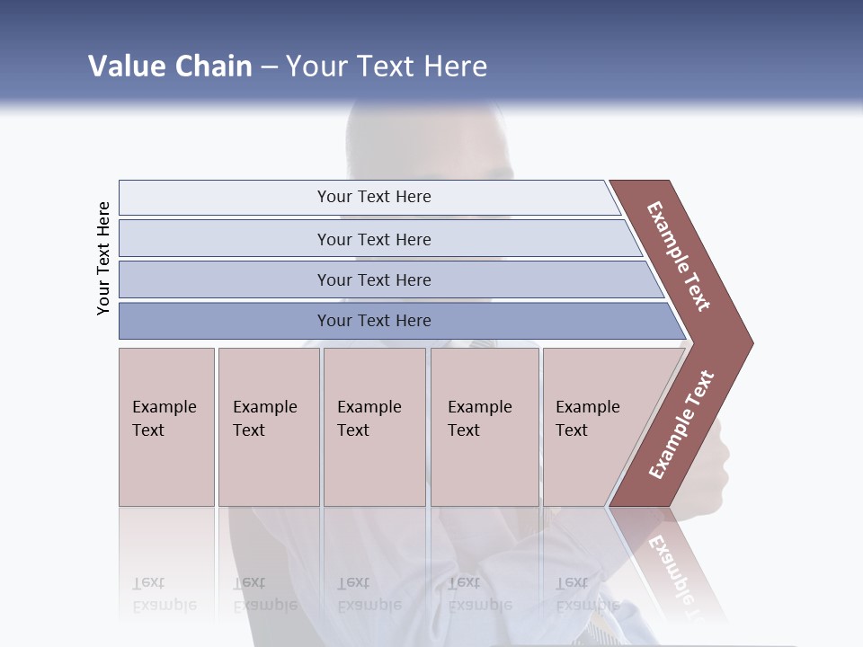 Glasses Net Man PowerPoint Template