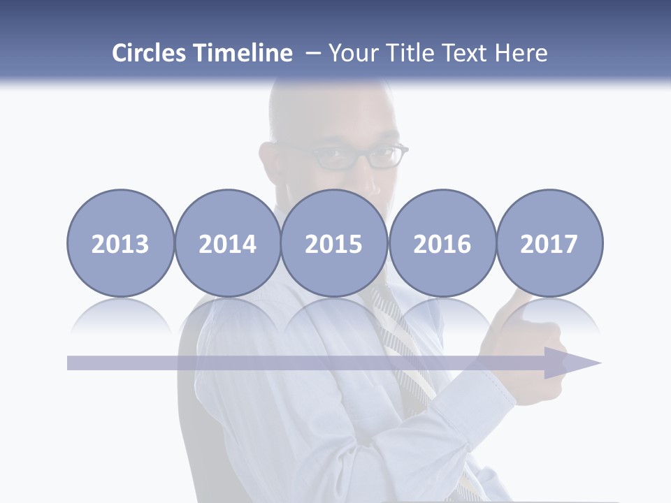 Glasses Net Man PowerPoint Template