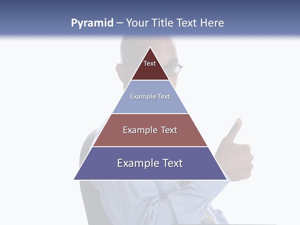 Glasses Net Man PowerPoint Template