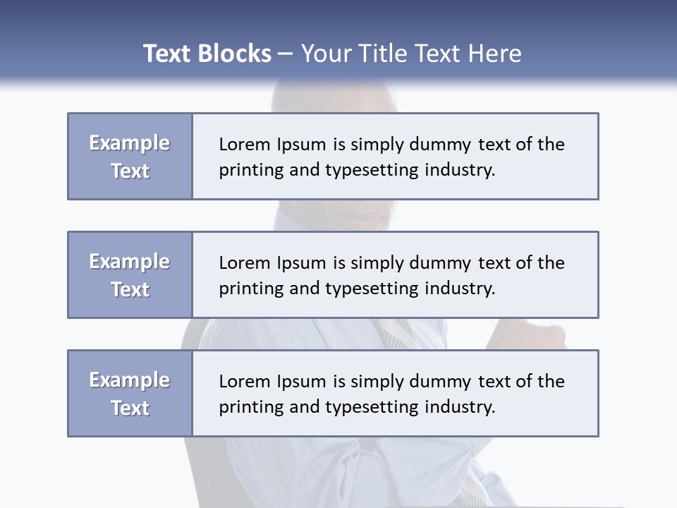 Glasses Net Man PowerPoint Template