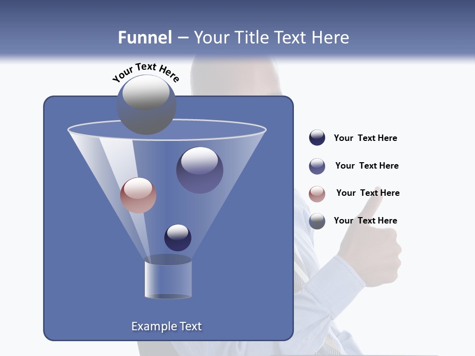 Glasses Net Man PowerPoint Template