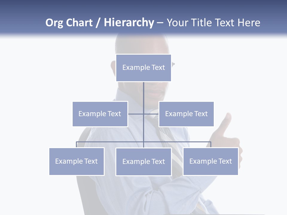 Glasses Net Man PowerPoint Template