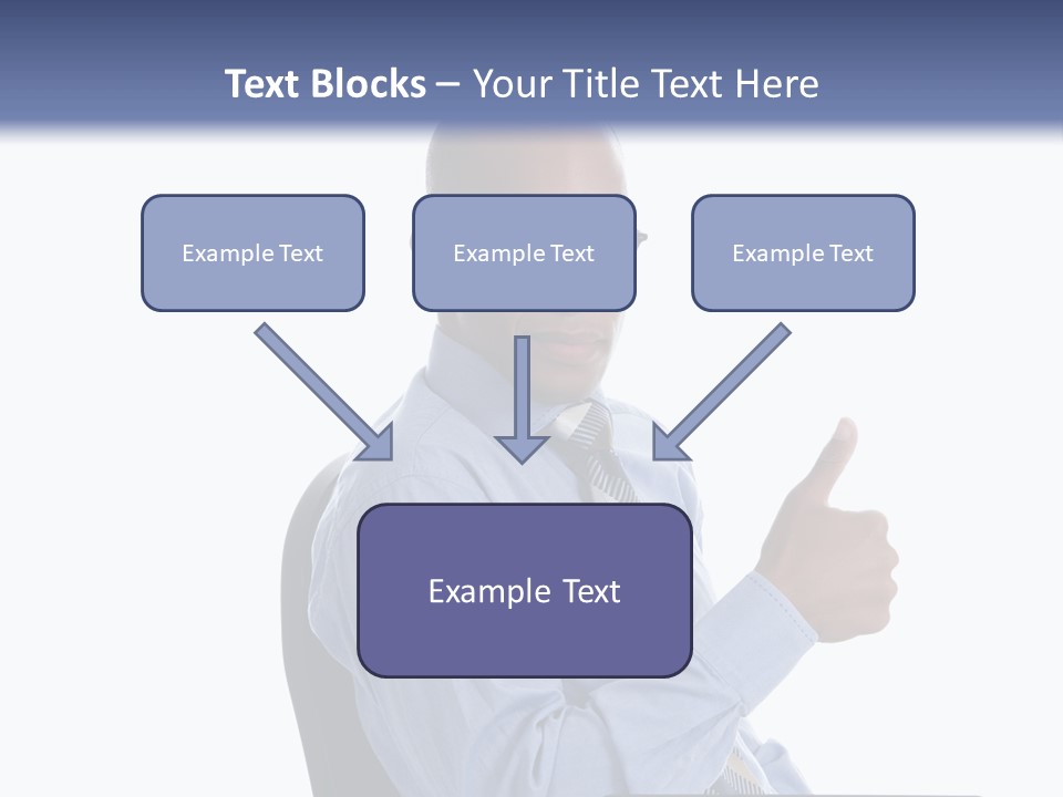 Glasses Net Man PowerPoint Template