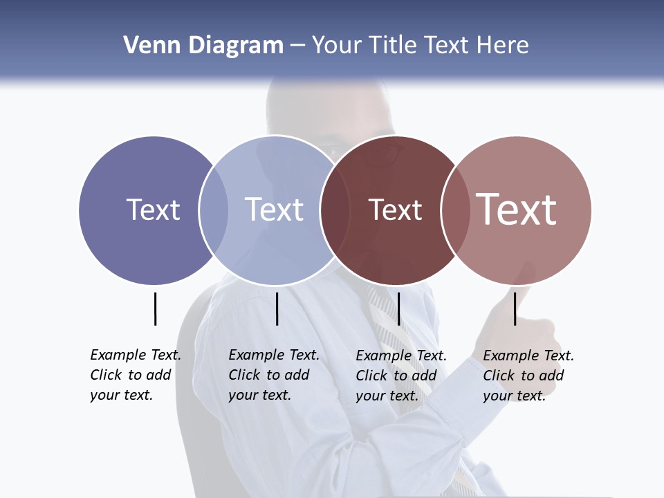 Glasses Net Man PowerPoint Template