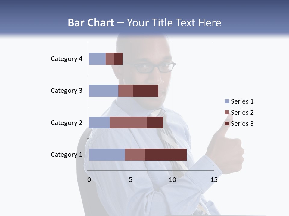 Glasses Net Man PowerPoint Template