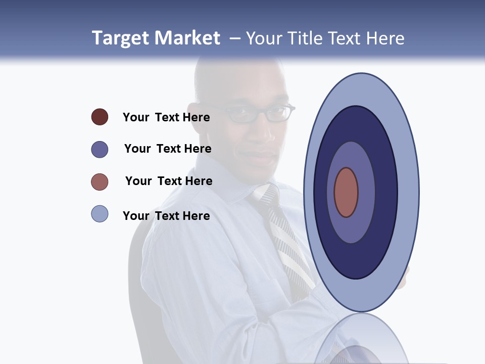 Glasses Net Man PowerPoint Template