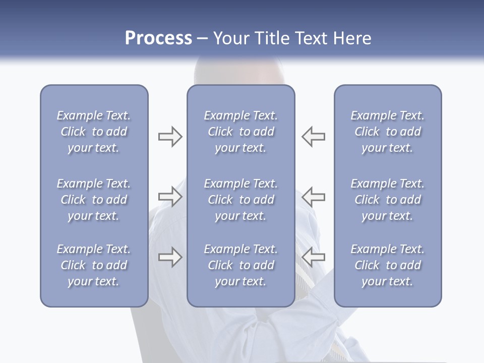 Glasses Net Man PowerPoint Template