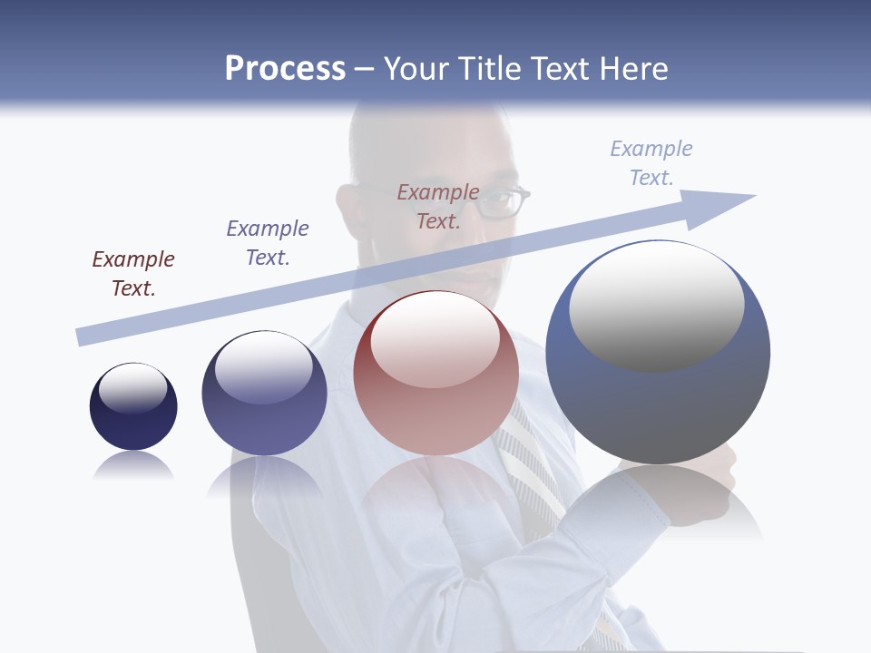 Glasses Net Man PowerPoint Template