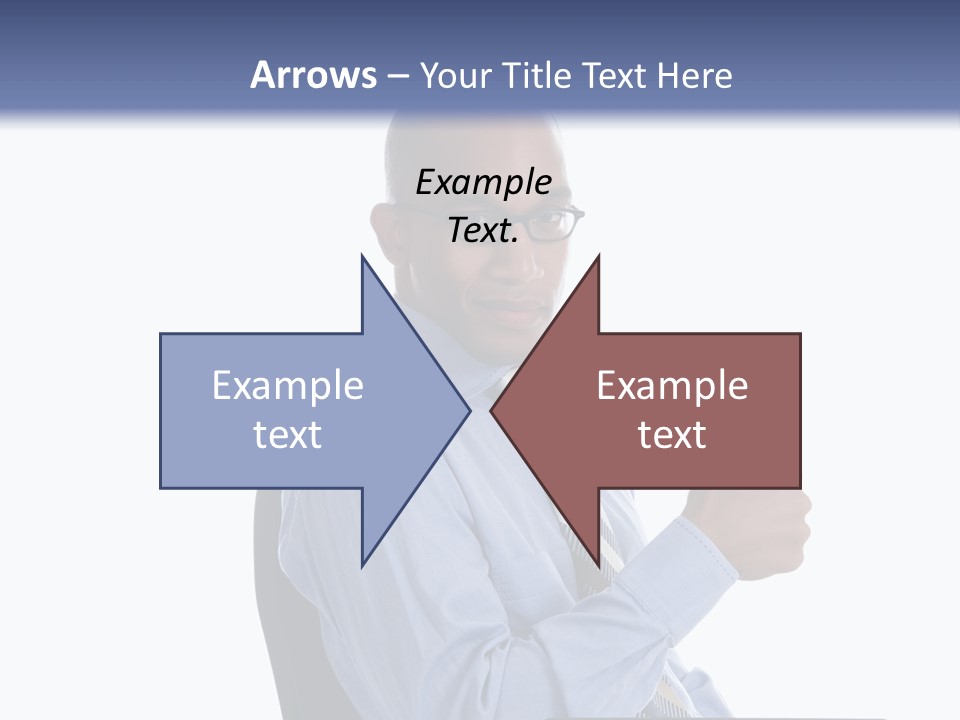 Glasses Net Man PowerPoint Template